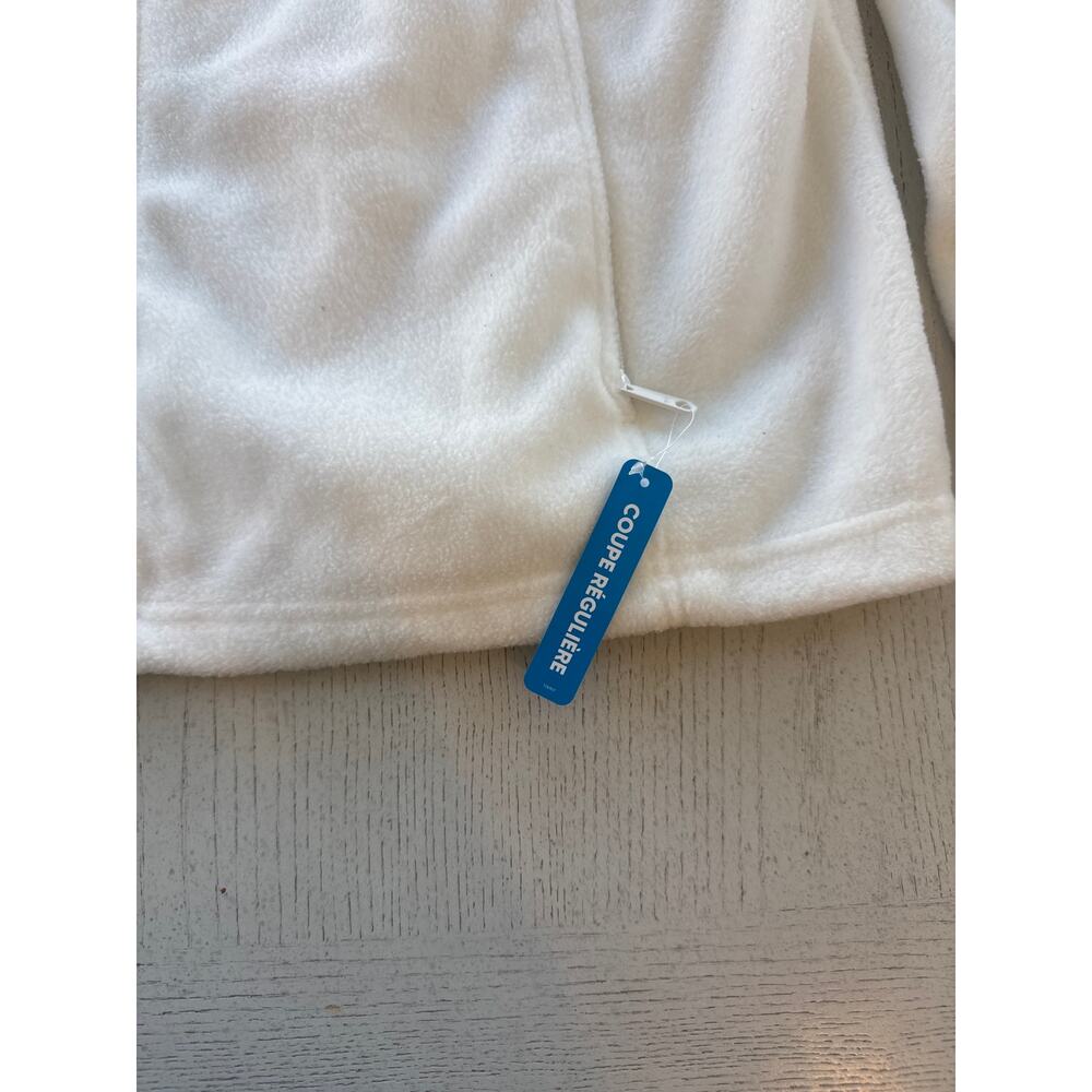 NWT Columbia Fleece Full Zip Jacket 2XL White Polar Bear Ice Princess - Picture 2 of 5